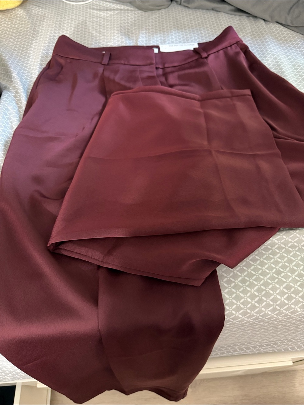 LOFT Pants in Deep Wine